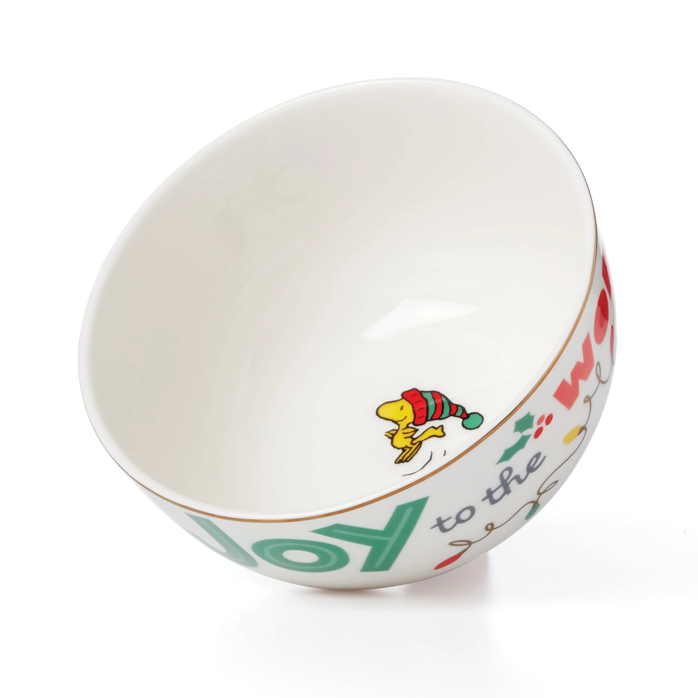 Snoopy Christmas All-Purpose Bowls, Set of 4
