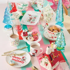 Snoopy Christmas 12-Piece Dessert Set