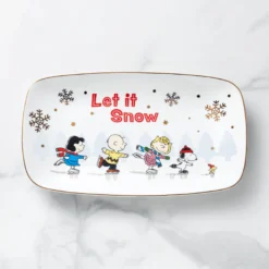 Snoopy Skating Hors d'Oeuvres Tray