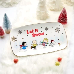 Snoopy Skating Hors d'Oeuvres Tray