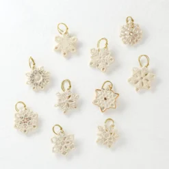 Snowflake 10-Piece Mini Ornament Set