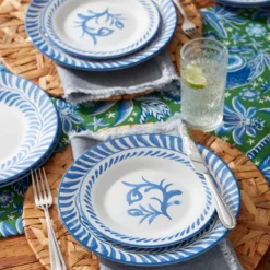 Solear Blue 12-Piece Dinnerware Set