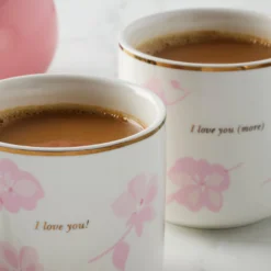 Spring Pansies Mugs, Set of 2
