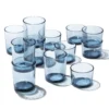 Stackables Blue Drinkware, Set of 12