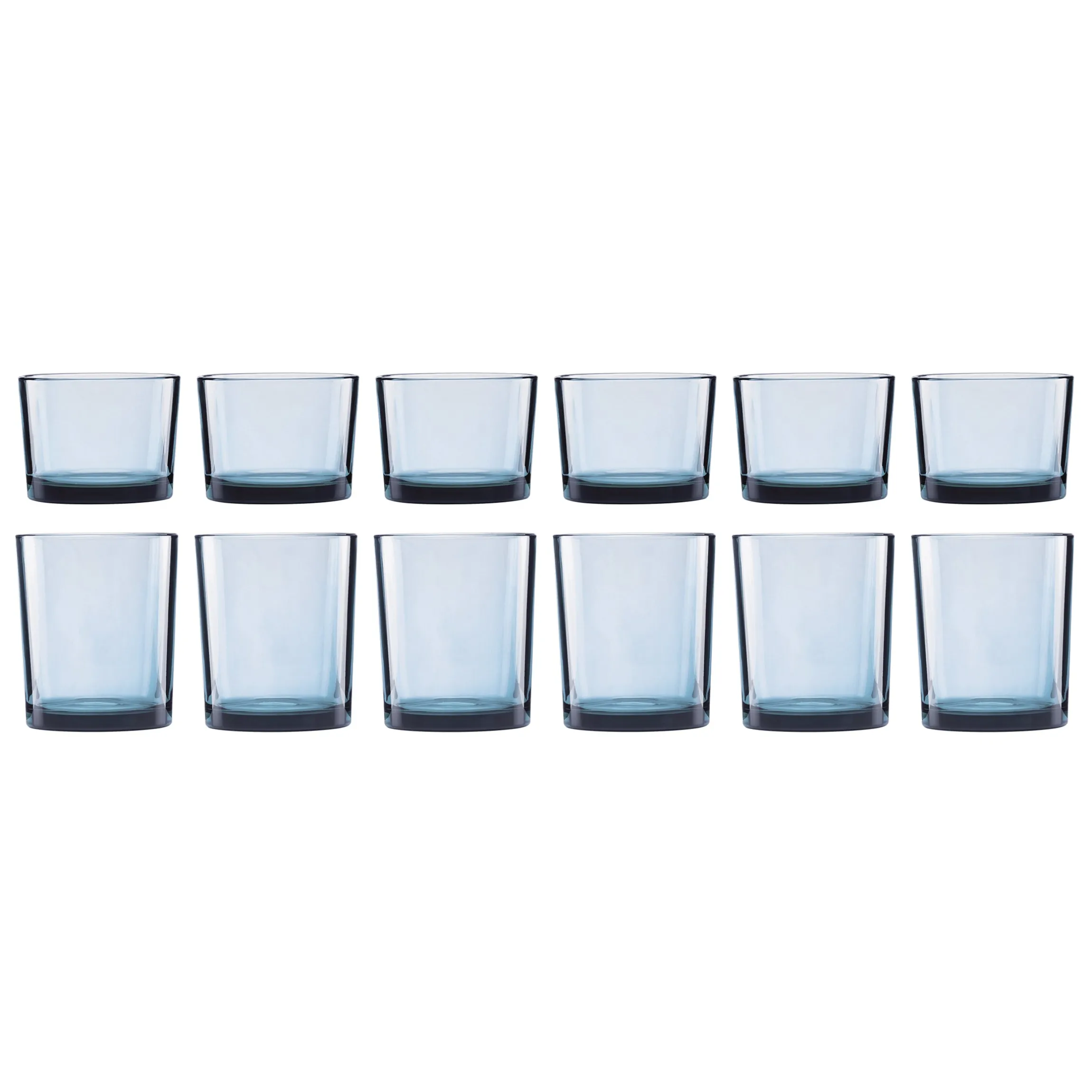 Stackables Blue Drinkware, Set of 12