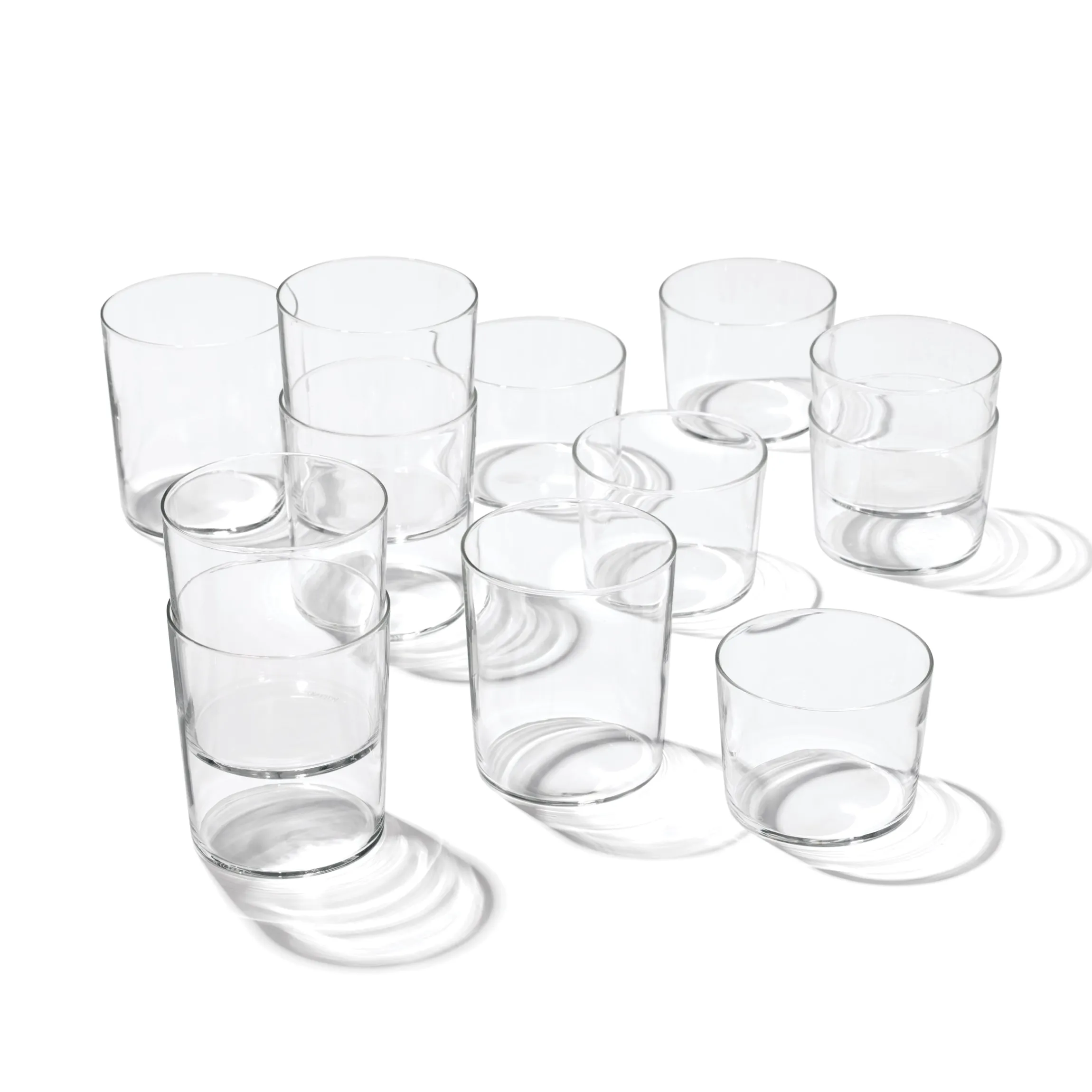 Stackables Clear Short & Tall Glasses 12-Piece Set