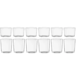 Stackables Clear Short & Tall Glasses 12-Piece Set