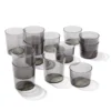 Stackables Smoke Short & Tall Glasses 12-Piece Set