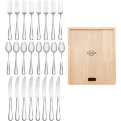 Studio 1414 Mirror 24 Piece Flatware Set with Caddy
