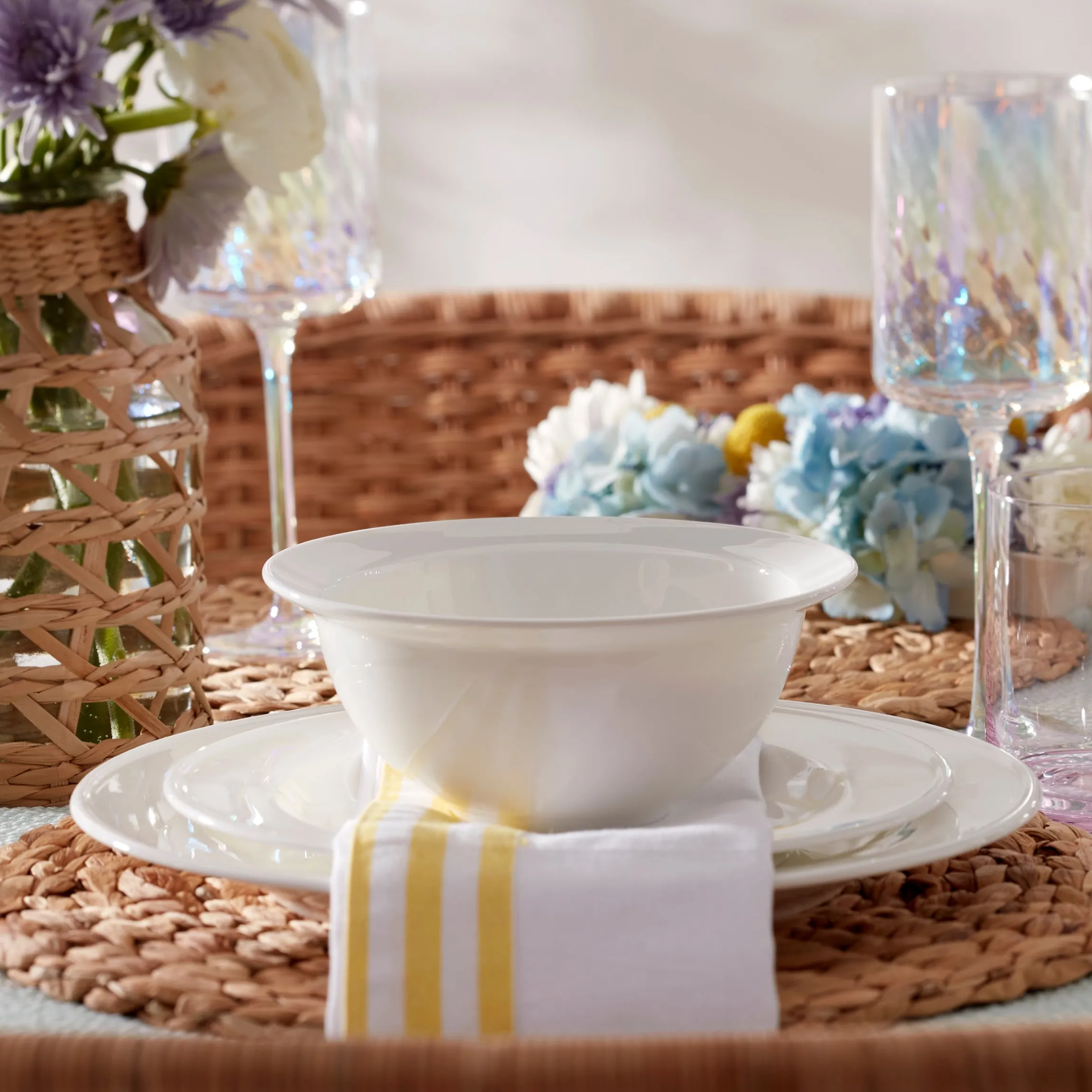 Studio 1414 Rimmed All Purpose Bowls, Set of 6