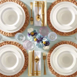 Studio 1414 Rimmed 12-Piece Dinnerware Set
