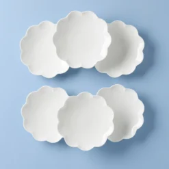 Studio 1414 Scallop Accent Plates, Set of 6