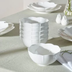 Studio 1414 Scallop All-Purpose Bowls, Set of 6