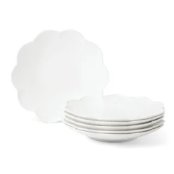 Studio 1414 Scallop Dinner Plates, Set of 6
