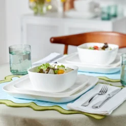 Studio 1414 Square 12-Piece Dinnerware Set