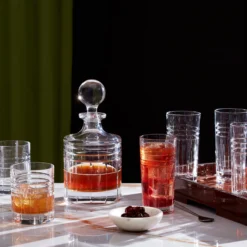 Tempo Crystal Highball Glasses, Set of 4
