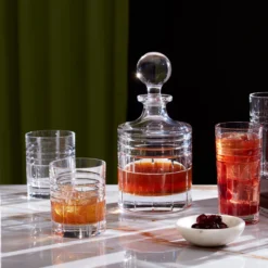 Tempo Crystal 5-Piece Whiskey Set