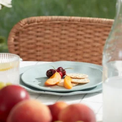 Terrazzo Melamine Mint 12-Piece Dinnerware Set