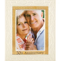 50th Anniversary 5x7 Photo Frame