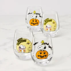 The Great Pumpkin Assorted Tumblers, Set of 4