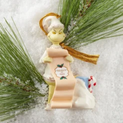 The Grinch's List Ornament