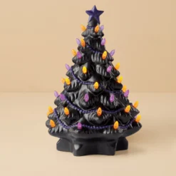 Treasured Traditions Black Lit Tree Figurine