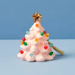 Treasured Traditions Pink Lit Tree Ornament