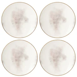 Trianna Salaria Coupe Salad Plates, Set of 4