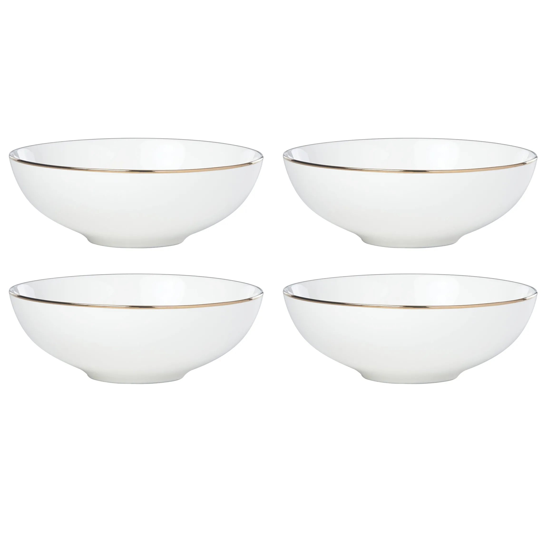 Trianna White All-Purpose Bowls, Set of 4