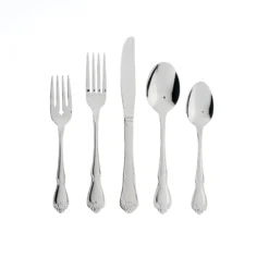 True Rose 20-Piece Everyday Flatware Set, Service For 4