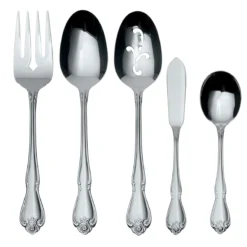 True Rose 5 Piece Everyday Flatware Serving Set
