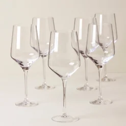 Tuscany Classics Angled Wine Glasses, Set of 6