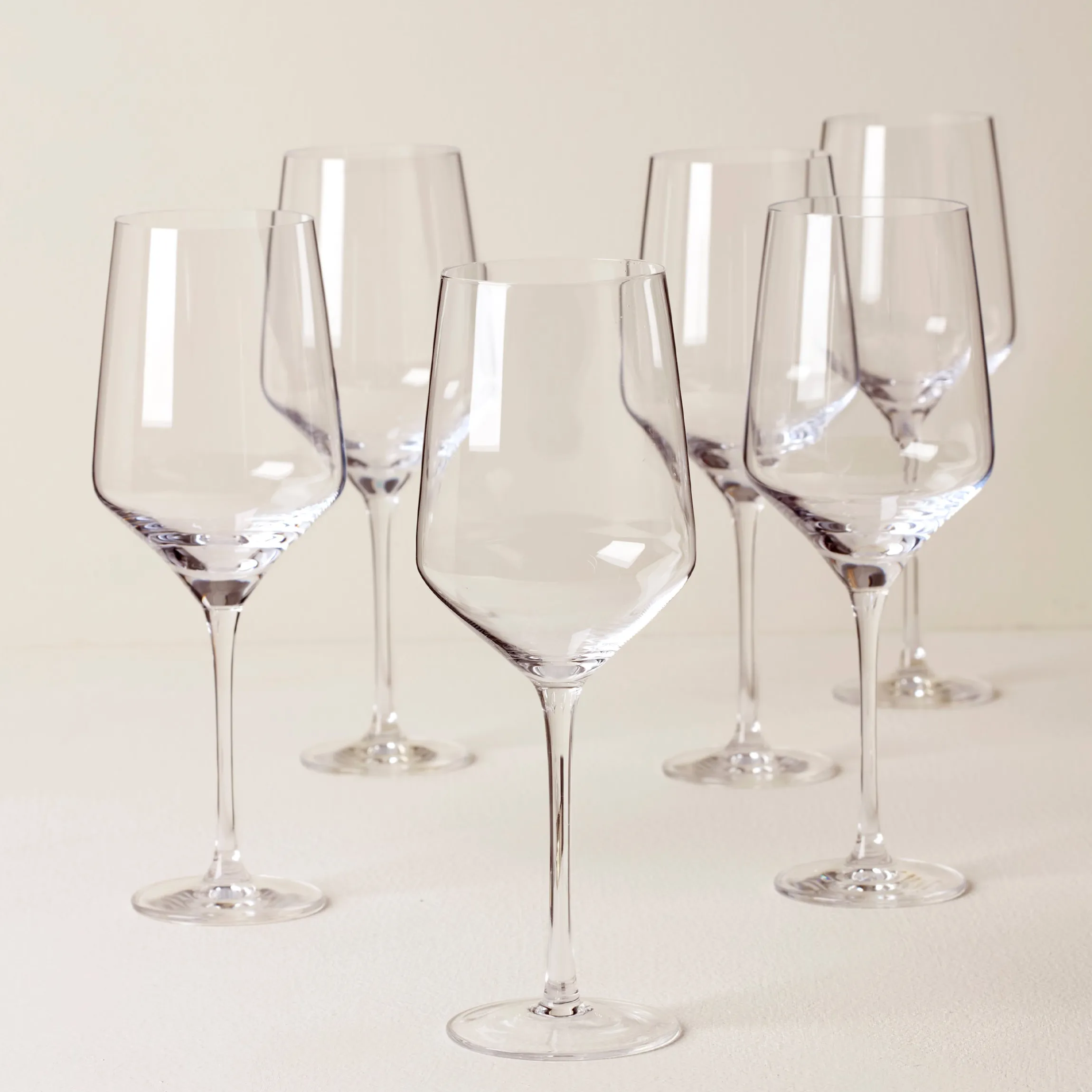Tuscany Classics Angled Wine Glasses, Set of 6