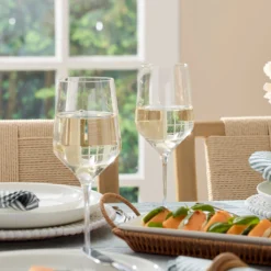 Tuscany Classics Angled Wine Glasses, Set of 6