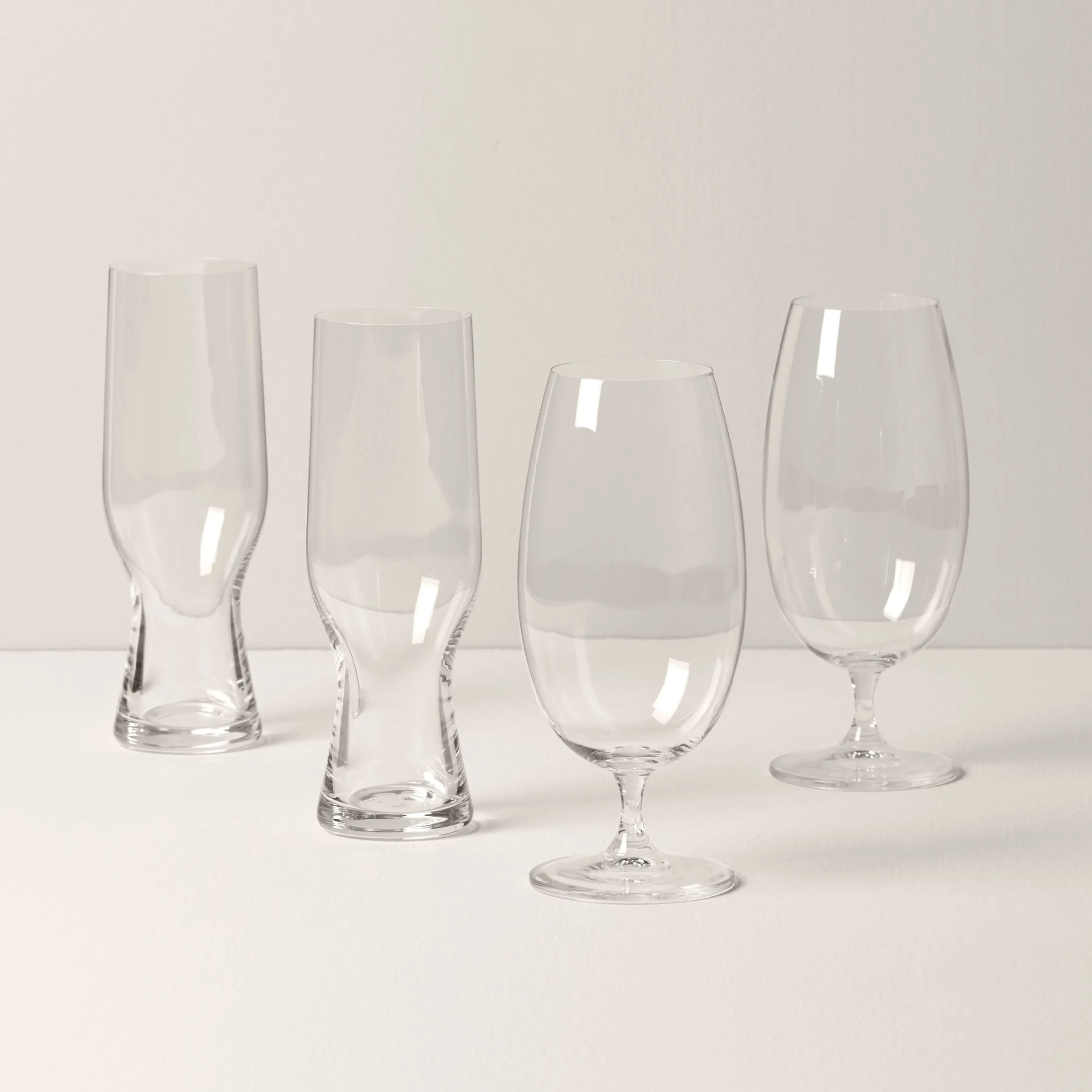 Tuscany Classics Assorted Beer Glasses, Set of 4