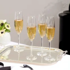 Tuscany Classics Champagne Flute Glasses, Set of 6