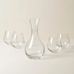 Tuscany Classics Decanter & Stemless Wine Glass Set