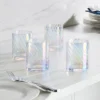 Tuscany Classics Iridescent Double Old-Fashioned Glasses, Set of 4