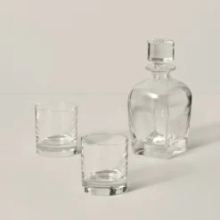 Tuscany Classics 3-Piece Decanter & Glass Set
