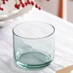 Tuscany Classics Stackable Green Short Glasses, Set of 4