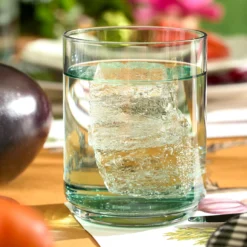 Tuscany Classics Stackable Green Tall Glasses, Set of 4