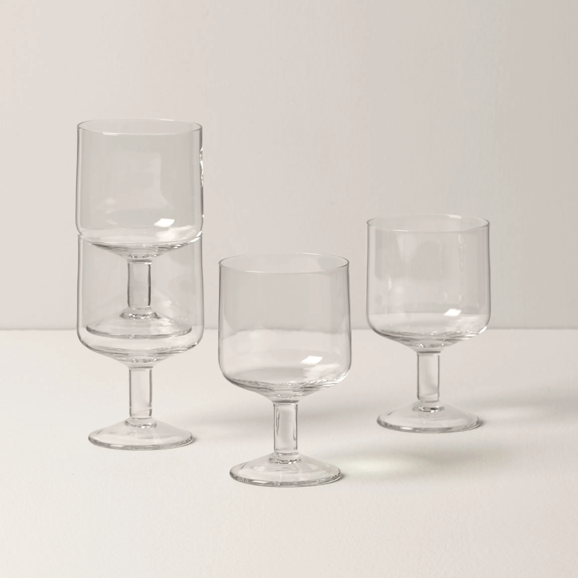 Tuscany Classics Stackable Wine Glasses, Set of 4