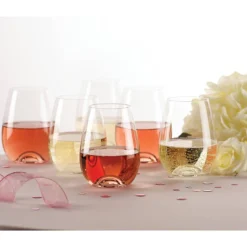 Tuscany Classics Stemless Wine Glasses, Set of 6