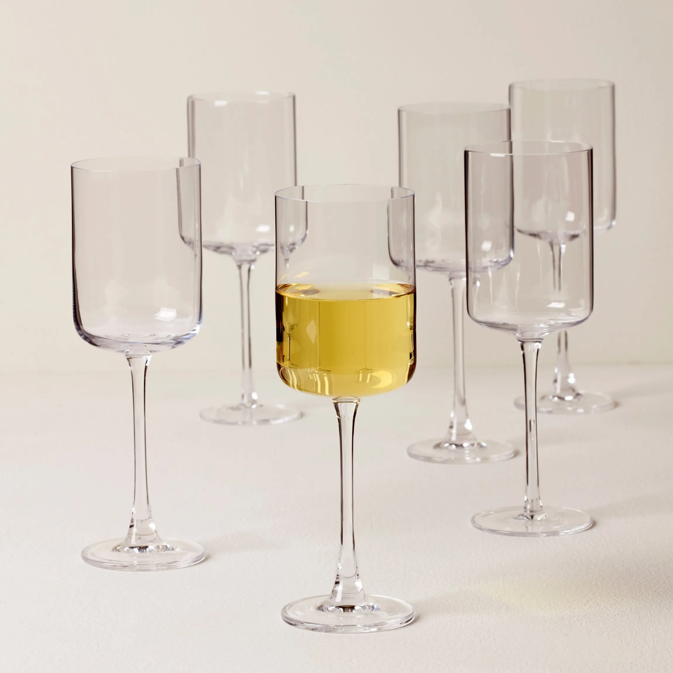 Tuscany Classics Straight White Wine Glasses, Set of 6