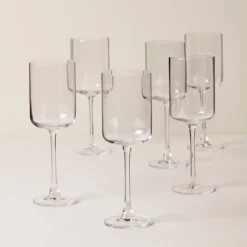 Tuscany Classics Straight White Wine Glasses, Set of 6
