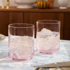 Tuscany Stackable Blush Tall Glasses, Set of 4