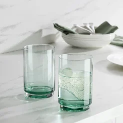 Tuscany Stackable Classics Green Coolers, Set of 4