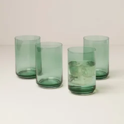 Tuscany Stackable Classics Green Coolers, Set of 4
