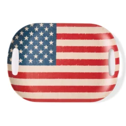 Vintage Americana Handled Serving Tray