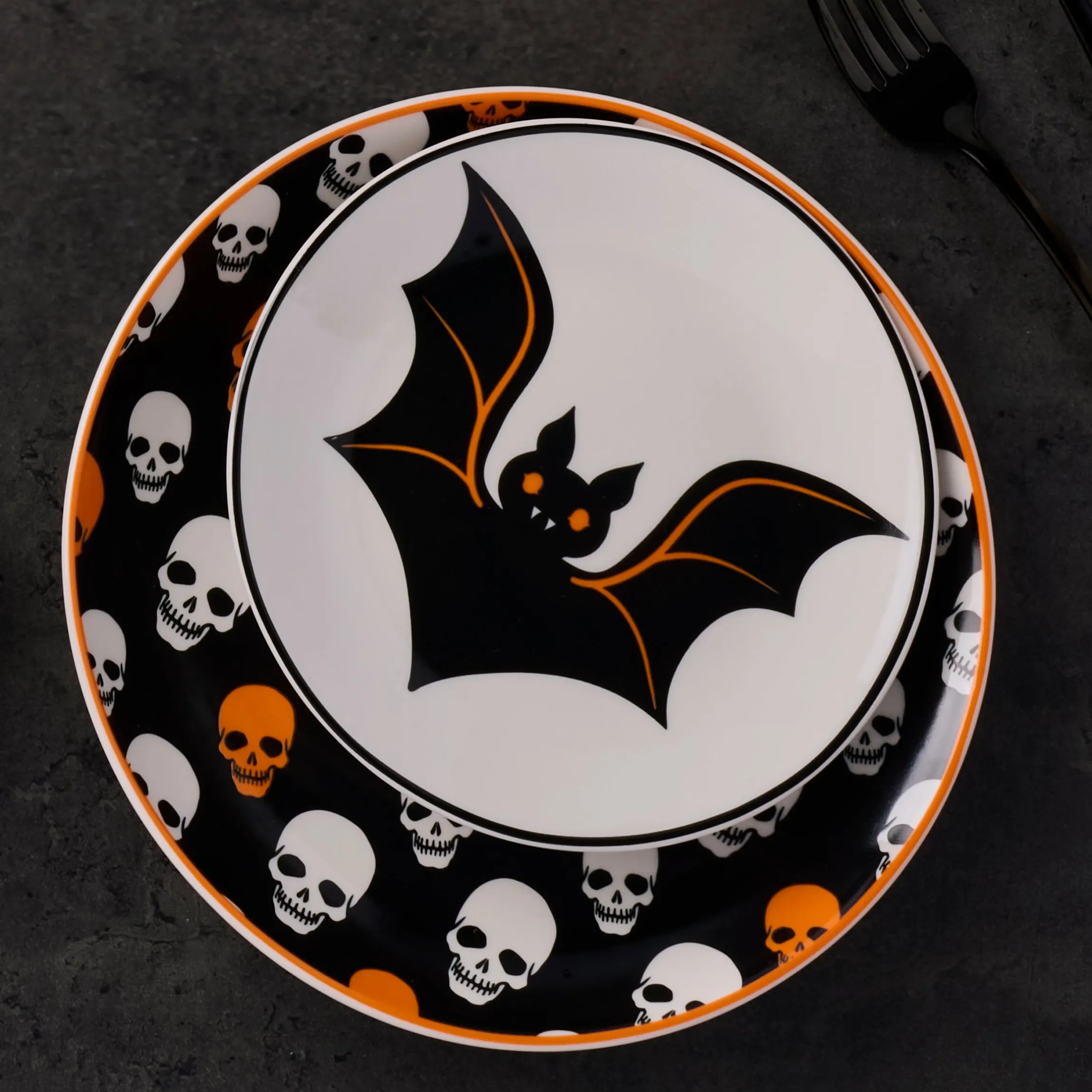 Vintro Halloween Accent Plates, Set of 4